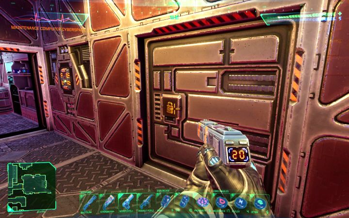 Musicie jeszcze na sam koniec otworzyć pomieszczenie z węzłami komputerowymi - System Shock Remake: Uruchomienie procedury autodestrukcji reaktora - opis zagadki - System Shock Remake - poradnik do gry