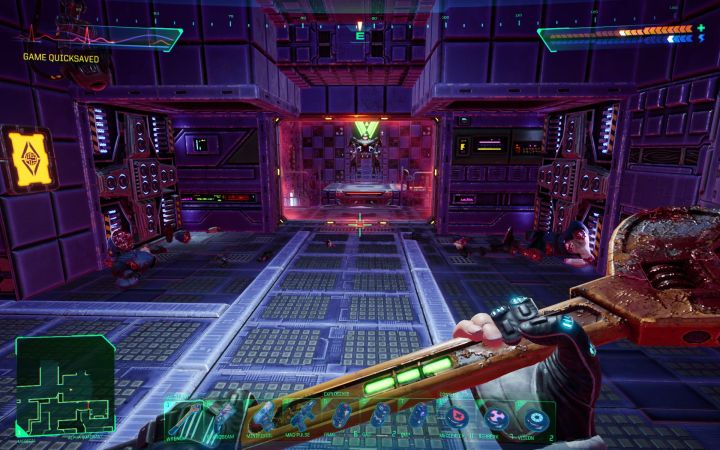Dotrzyjcie do północno-wschodniej części Poziomu medycznego - System Shock Remake: Uruchomienie procedury autodestrukcji reaktora - opis zagadki - System Shock Remake - poradnik do gry