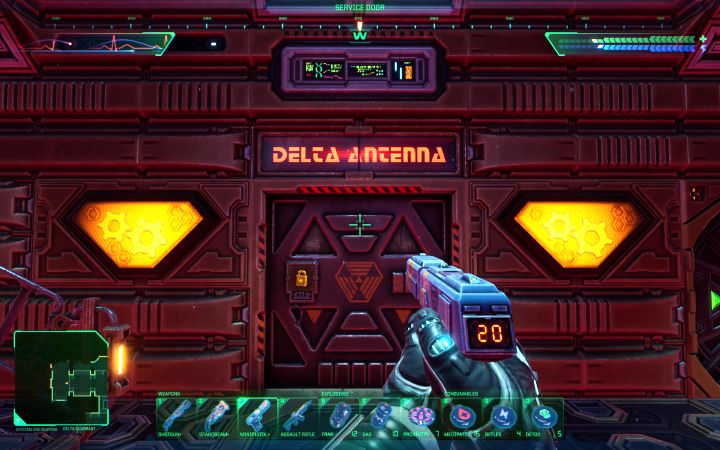Główne zadanie na poziomie 7 - Inżynieria systemów - dotyczy sabotowania 4 anten - System Shock Remake: Zniszczenie 4 anten w Inżynierii systemów - opis zagadki - System Shock Remake - poradnik do gry