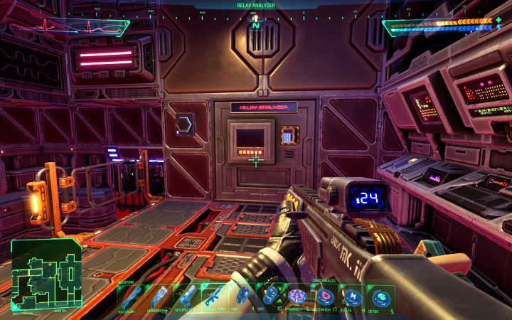 Możecie dodatkowo odwiedzić północną część piętra i znaleźć analizator systemu - System Shock Remake: Naprawienie przekaźnika podsystemu 428 - opis zagadki - System Shock Remake - poradnik do gry