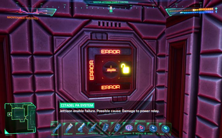 Musicie najpierw dotrzeć na Poziom kierownictwa i zacząć wykonywać czynności powiązane z odblokowaniem głównego włącznika wystrzelenia - System Shock Remake: Naprawienie przekaźnika podsystemu 428 - opis zagadki - System Shock Remake - poradnik do gry