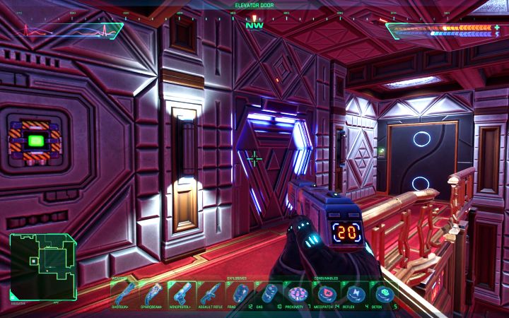 Zaliczenie zagadki z gajem Beta odblokowało windę z Poziomu kierownictwa do Inżynierii systemów - System Shock Remake: Wystrzelenie gaju Beta na Poziomie kierownictwa - opis zagadki - System Shock Remake - poradnik do gry