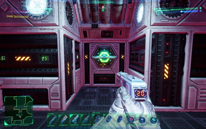 Po dotarciu na Poziom kierownictwa odkryjecie, że powiązane są z nim 4 kopuły nazywane też gajami - System Shock Remake: Wystrzelenie gaju Beta na Poziomie kierownictwa - opis zagadki - System Shock Remake - poradnik do gry