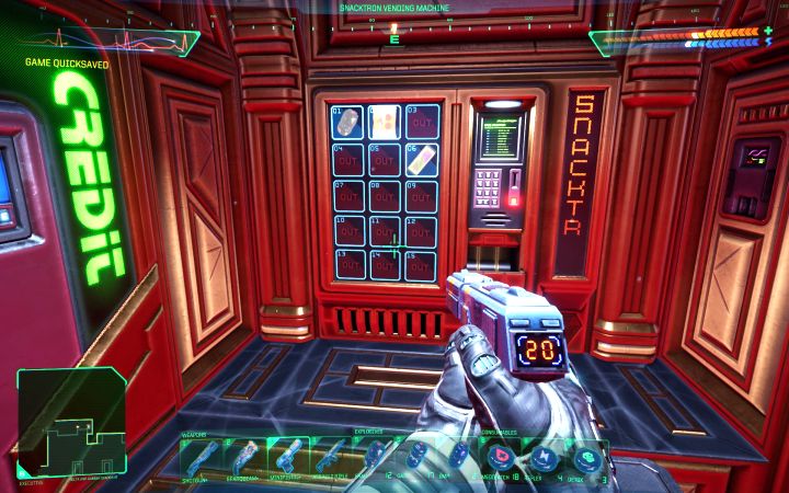 Sposób odblokowania: Kup granat w automacie - System Shock Remake: Trofea / Osiągnięcia - lista wszystkich, poradnik trofeowy - System Shock Remake - poradnik do gry