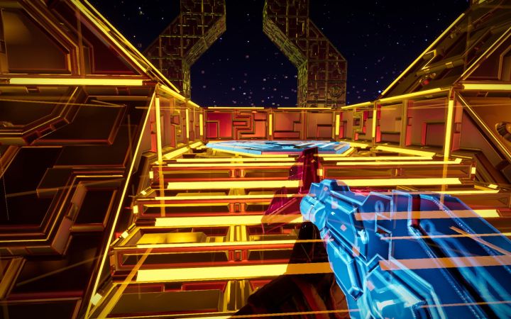 W cyberprzestrzeni do odnalezienia są łącznie 3 podesty i przykładowy pokazuje obrazek - System Shock Remake: Główne dobre zakończenie - System Shock Remake - poradnik do gry