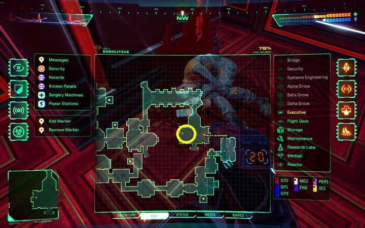 Karta jest na poziomie kierownictwa i potrzebna będzie do zbadania całości piętra - System Shock Remake: Wszystkie karty dostępu - System Shock Remake - poradnik do gry