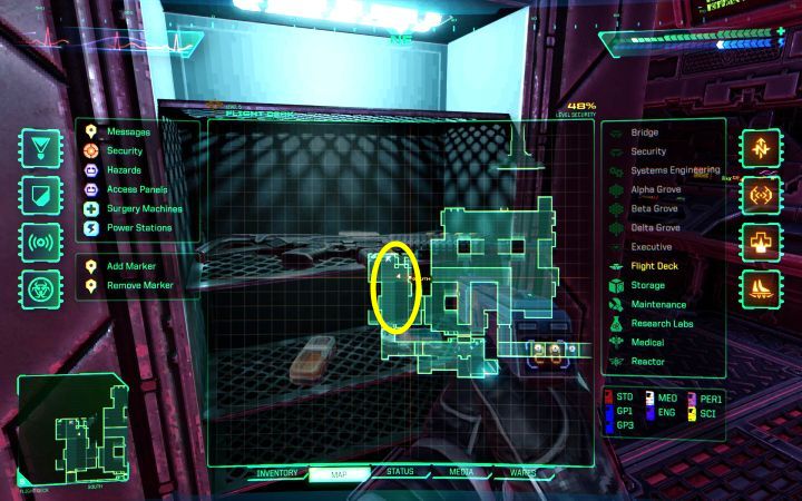 Lokacja: Pokład startowy - System Shock Remake: Lista modyfikacji broni - System Shock Remake - poradnik do gry