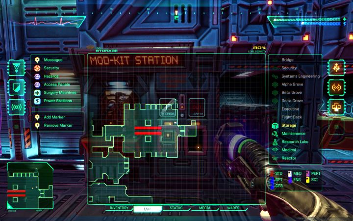 Lokacja: Poziom magazynowy - System Shock Remake: Lista modyfikacji broni - System Shock Remake - poradnik do gry