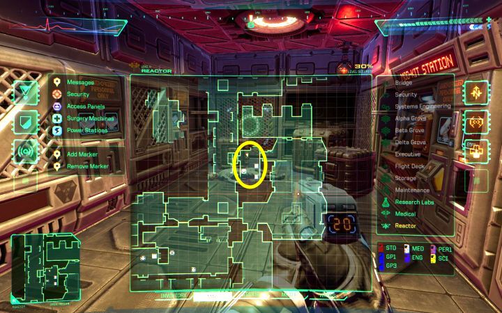 Lokacja: Reaktor - System Shock Remake: Lista modyfikacji broni - System Shock Remake - poradnik do gry