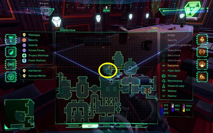 Moduł jest w sali konferencyjnej na Poziomie kierownictwa - System Shock Remake: Lista wszystkich modułów - System Shock Remake - poradnik do gry