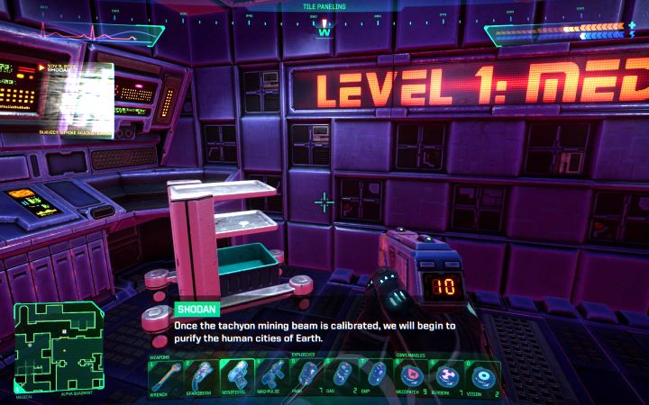 Z jednego z dzienników audio możecie dowiedzieć się, że sztuczna inteligencja SHODAN planuje użycie lasera górniczego do zaatakowania Ziemi - System Shock Remake: Złe zakończenie - System Shock Remake - poradnik do gry