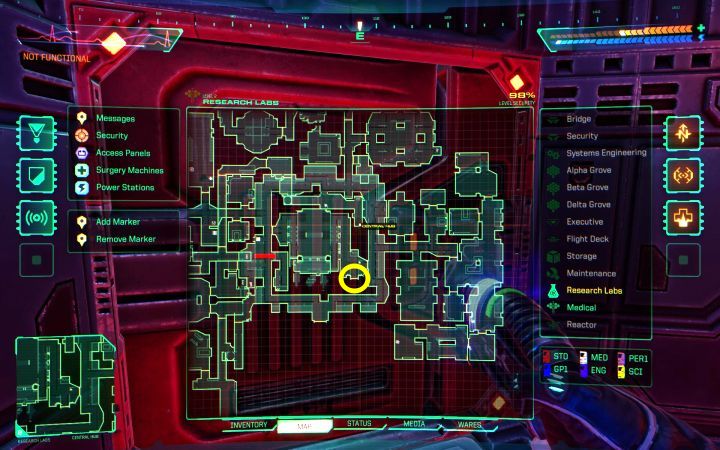 Złe zakończenie możecie odblokować na wczesnym stadium gry - w trakcie eksploracji drugiego w kolejności pokładu Laboratoria badawcze - System Shock Remake: Złe zakończenie - System Shock Remake - poradnik do gry