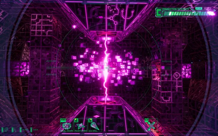 W cyberprzestrzeni możecie niszczyć blokady powiązane z prawdziwym światem i przykładową pokazuje obrazek - System Shock Remake: Cyberprzestrzeń - System Shock Remake - poradnik do gry