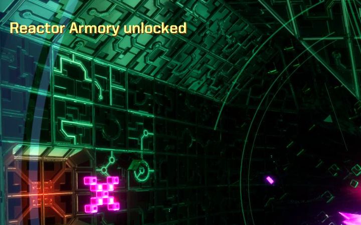 Powinien zawsze pojawić się komunikat z nazwą odblokowanego przejścia lub pomieszczenia (zbrojownia w przykładzie z obrazka) - System Shock Remake: Cyberprzestrzeń - System Shock Remake - poradnik do gry