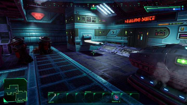 By ponownie dobyć broni, wystarczy że ponownie wciśniecie wspomniany klawisz lub klikniecie w cyfrę przypisaną do broni trzymanej na pasku szybkiego dostępu u dołu ekranu - System Shock Remake: Jak schować broń? - System Shock Remake - poradnik do gry