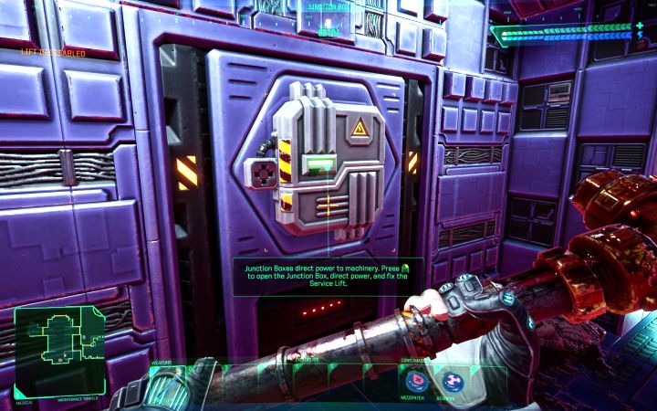 Skrzynki przyłączeniowe pozwalają na zaliczanie mini-gier z przekierowania mocy - System Shock Remake: Zagadki - skrzynki przyłączeniowe - System Shock Remake - poradnik do gry
