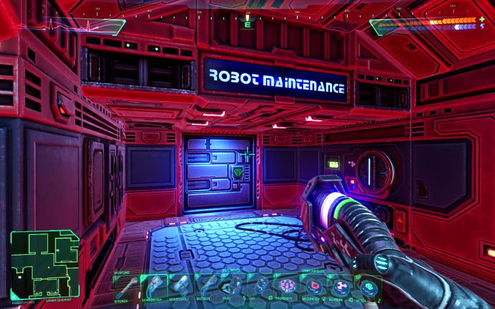 Robot Maintenace to sekcja w południowo-wschodniej części drugiego pokładu Cytadeli - Laboratoria badawcze - System Shock Remake: Jaki jest kod do drzwi Robot Maintenance w Laboratoriach badawczych? - System Shock Remake - poradnik do gry