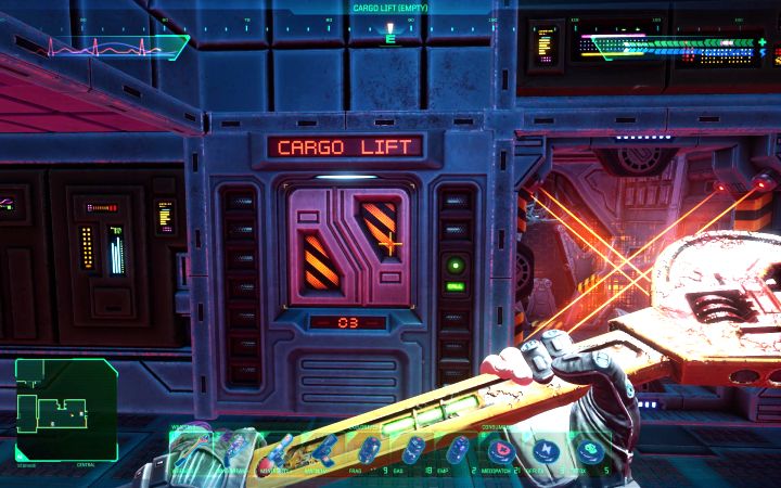 Problem z inwentarzem możecie ograniczać używając wind towarowych - System Shock Remake: Jak powiększyć inwentarz? - System Shock Remake - poradnik do gry
