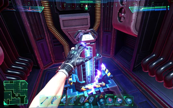 Najskuteczniejszy sposób regenerowania energii to korzystanie ze stacji zasilania - System Shock Remake: Jak odzyskiwać energię? - System Shock Remake - poradnik do gry