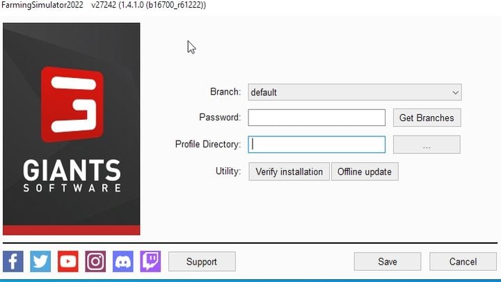 Waszym oczom ukaże się menedżer obsługi instalacji - Farming Simulator 22: Jak wykonać aktualizację gry? - Farming Simulator 22 - poradnik do gry