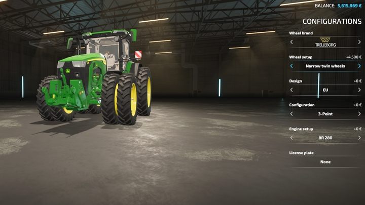 Podwójne wąskie opony to jeden z najlepszych kompromisów. - Farming Simulator 22: Ciągniki - cechy i parametry - Farming Simulator 22 - poradnik do gry