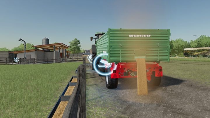 Zsyp to wygodna forma do karmienia zwierząt, szczególnie w oborach, pod zadaszeniem. - Farming Simulator 22: Przyczepy - różnice i cechy - Farming Simulator 22 - poradnik do gry