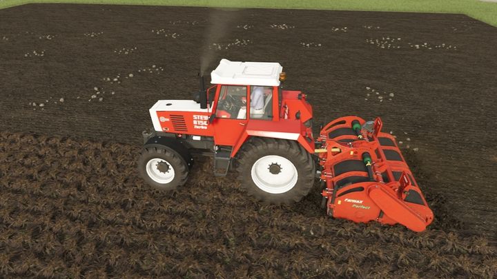 Efekt pracy glebogryzarki to masa różnej wielkości kamieni. - Farming Simulator 22: Czym się różnią głębosze, brony, pługi? - Farming Simulator 22 - poradnik do gry