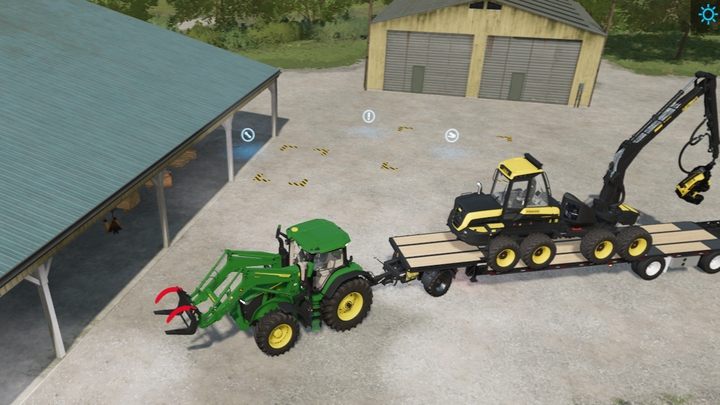 Tartak jest jedną z działalności, które możecie znaleźć na mapie świata i zakupić, aby móc z drewna produkować deski - Farming Simulator 22: Opłacalność i przetwórstwo drewna - zarobki i punkty skupu - Farming Simulator 22 - poradnik do gry