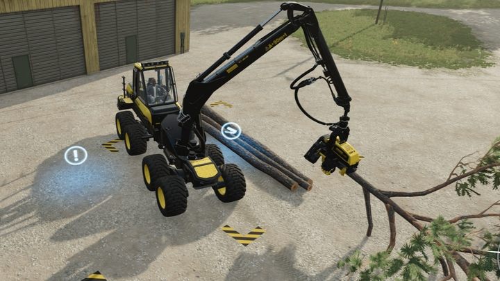 Tartak wynagrodzi Was najlepiej za świerki i sosny pocięte na kawałki - Farming Simulator 22: Opłacalność i przetwórstwo drewna - zarobki i punkty skupu - Farming Simulator 22 - poradnik do gry