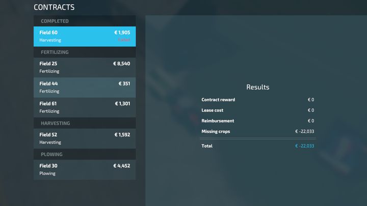 Możecie porzucić zadanie, jeśli nie chcecie go już wykonywać - Farming Simulator 22: Kontrakty i zlecenia - Farming Simulator 22 - poradnik do gry