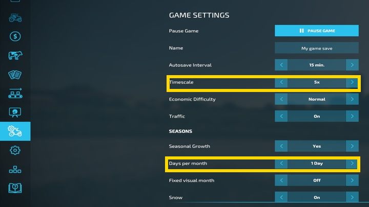 Możecie przewijać czas także bezpośrednio w trakcie rozgrywki: użyjcie do tego celu klawiszy 7 i 8 - Farming Simulator 22: Przewijanie czasu i sen - Farming Simulator 22 - poradnik do gry