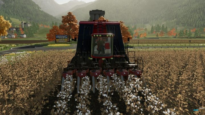 Bawełnę warto sadzić jedynie na bardzo dużych polach (+1ha i więcej) - Farming Simulator 22: Bawełna - Farming Simulator 22 - poradnik do gry