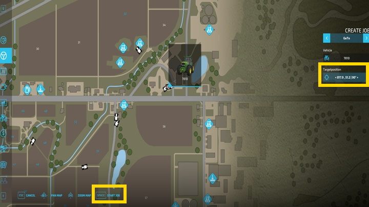 Możecie także zlecić to zadanie pracownikowi - wystarczy otworzyć menu (Esc) i wybrać drugą zakładkę z ikoną kierownicy - Farming Simulator 22: Handel, naprawa i modyfikacje - Farming Simulator 22 - poradnik do gry