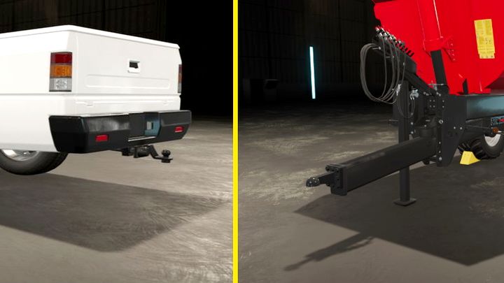 Zaczep kulowy - Farming Simulator 22: Łączenie, zespoły maszyn - Farming Simulator 22 - poradnik do gry