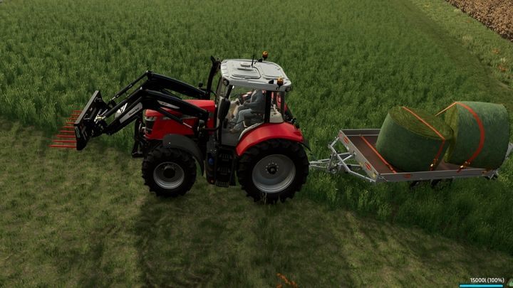 Pamiętajcie, że FS22 jest bardzo elastyczny - wykorzystujcie to, co macie, niekoniecznie specjalistyczny sprzęt - Farming Simulator 22: Belowanie - porady - Farming Simulator 22 - poradnik do gry