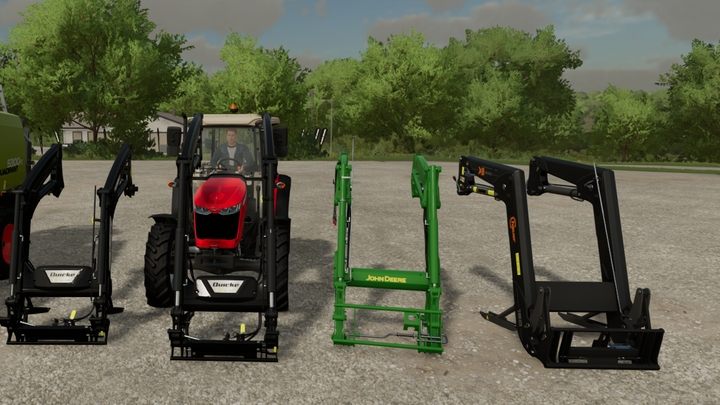 Dostępnych jest kilka systemów różnych marek i zgodne z nimi ładowacze - nie musicie się tym przejmować. Wszystkie są ze sobą zgodne. - Farming Simulator 22: Jak zamontować ładowarkę w traktorze? - Farming Simulator 22 - poradnik do gry