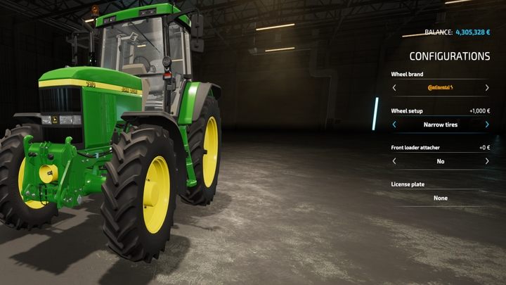 Aby uniknąć niszczenia plonów poprzez wjeżdżanie w nie, użyjcie Wąskich opon (Narrow Tires) - Farming Simulator 22: Jak nie niszczyć pól kołami? - Farming Simulator 22 - poradnik do gry