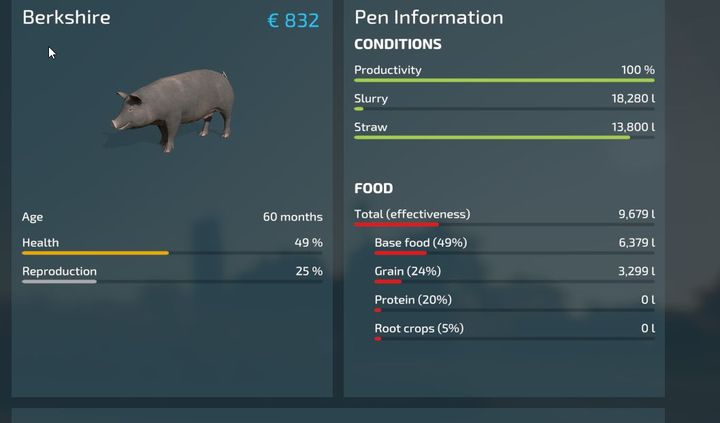 Świnie żywią się następującymi roślinami, podzielonymi na cztery grupy - każda oferuje inną efektywność - Farming Simulator 22: Świnie - hodowla, porady - Farming Simulator 22 - poradnik do gry