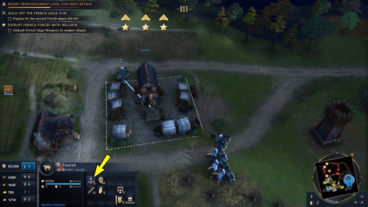 Razem z Willikinem pojawią się również kupcy (Traders) - Age of Empires 4: The Siege of Dover (The Normans) - solucja, opis przejścia - Age of Empires 4 - poradnik do gry