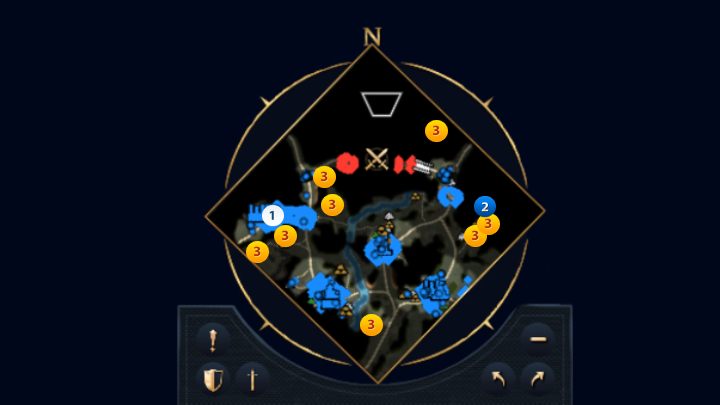 Misja rozpoczyna się od przejęcia 3 małych miasteczek - Age of Empires 4: Moscow versus Lithuania (The Rise of Moscow) - solucje - Age of Empires 4 - poradnik do gry