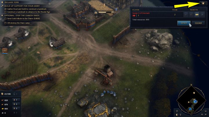 Po odepchnięciu ataku pojawią się 2 nowe opcjonalne cele misji - Age of Empires 4: North to York (The Normans) - solucja, opis przejścia - Age of Empires 4 - poradnik do gry