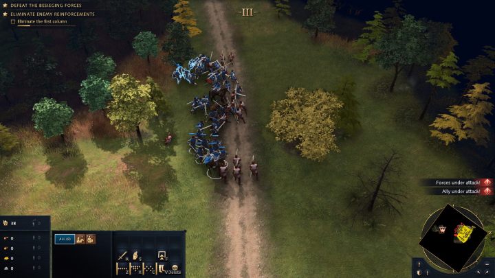 Poczekajcie na przechodzącą armię wroga i zaatakujcie ich z ukrycia - Age of Empires 4: First Battle of Lincoln (The Normans) - solucja - Age of Empires 4 - poradnik do gry