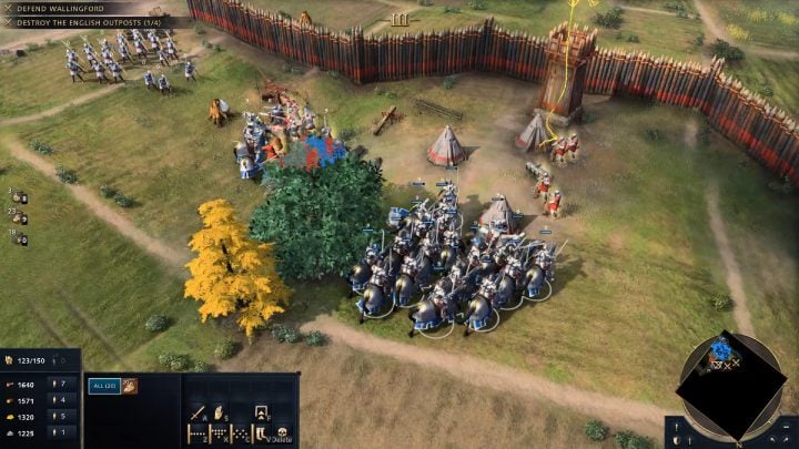 Gdy zjawią się posiłki wyruszcie za mury miasta i zniszczcie zachodni obóz nieprzyjaciela - Age of Empires 4: The Siege of Wallingford (The Normans) - solucja - Age of Empires 4 - poradnik do gry