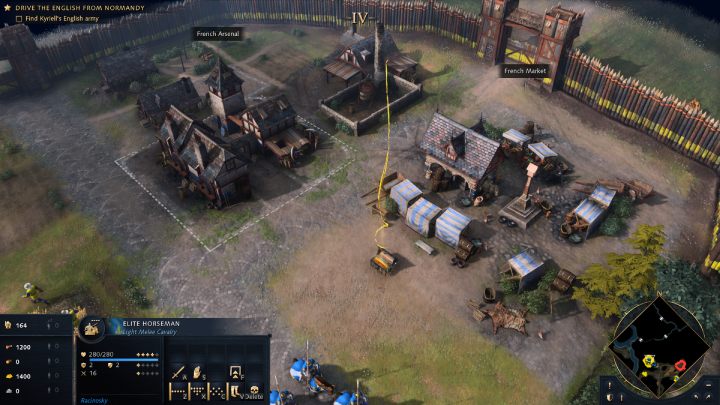 Wróćcie do Bricquebec i udajcie się na północny zachód - Age of Empires 4: The Battle of Formigny (The Hundred Years War) - solucja - Age of Empires 4 - poradnik do gry