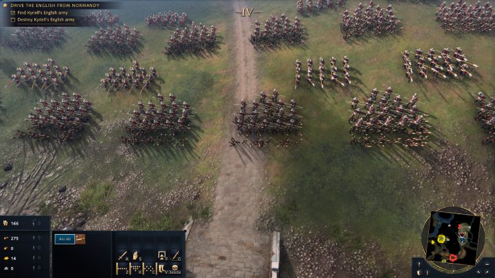 Ustawcie swoją armię przed mostem i użyjcie armat, aby zniszczyć palisady nieprzyjaciela - Age of Empires 4: The Battle of Formigny (The Hundred Years War) - solucja - Age of Empires 4 - poradnik do gry