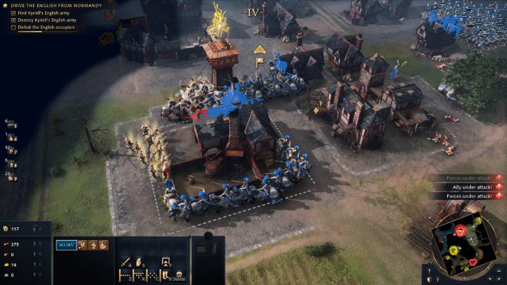 Na koniec wybijcie pozostałych żołnierzy Kyriella w Formigny - Age of Empires 4: The Battle of Formigny (The Hundred Years War) - solucja - Age of Empires 4 - poradnik do gry