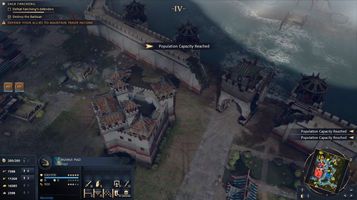 Postarajcie się najpierw zniszczyć wszystkie wieże i budynki strzelające do Waszej armii - Age of Empires 4: The Fall of Xiangyang (The Mongol Empire) - solucja - Age of Empires 4 - poradnik do gry