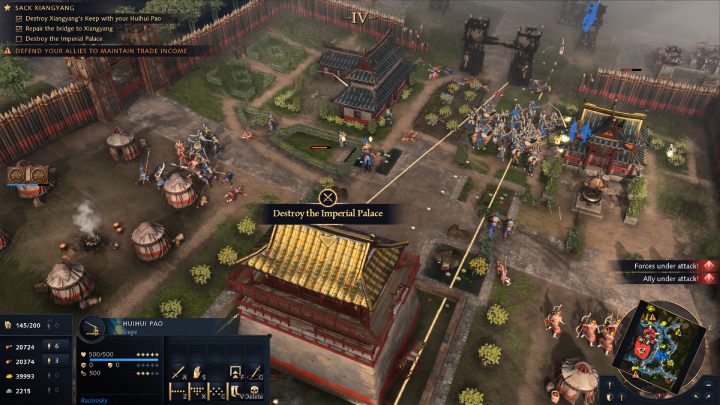 Po zniszczeniu fortyfikacji wyeliminujcie resztę oddziałów chińskiej armii i zburzcie Imperial Palace - Age of Empires 4: The Fall of Xiangyang (The Mongol Empire) - solucja - Age of Empires 4 - poradnik do gry