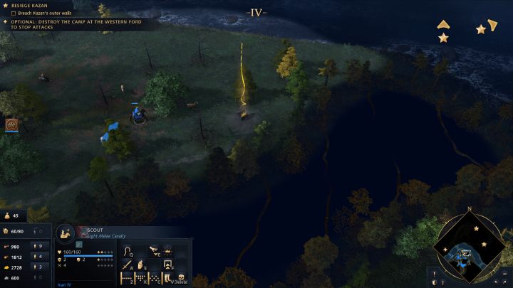 Postawcie budynki militarne oraz Klasztor (Monastery) - Age of Empires 4: The Siege of Kazan (The Rise of Moscow) - solucje - Age of Empires 4 - poradnik do gry