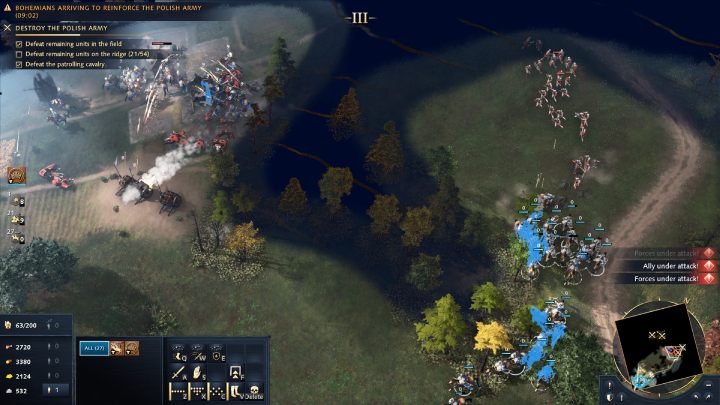 Oddział łuczników wyślijcie do pokonania niewielkiej grypy włóczników - Age of Empires 4: The Battle of Liegnitz (The Mongol Empire) - solucja - Age of Empires 4 - poradnik do gry